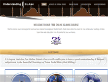 Tablet Screenshot of free-islamic-course.org